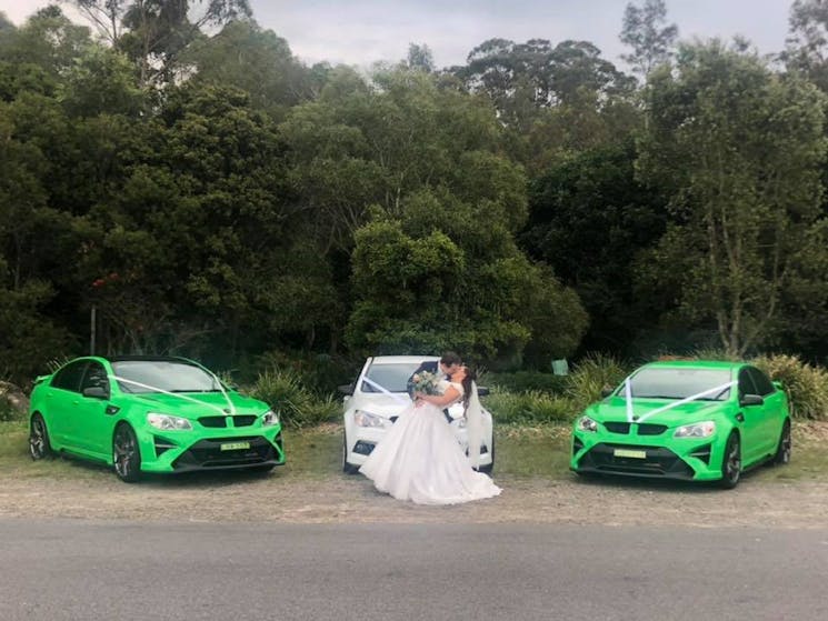 Wedding day transport available from a range of vehicles