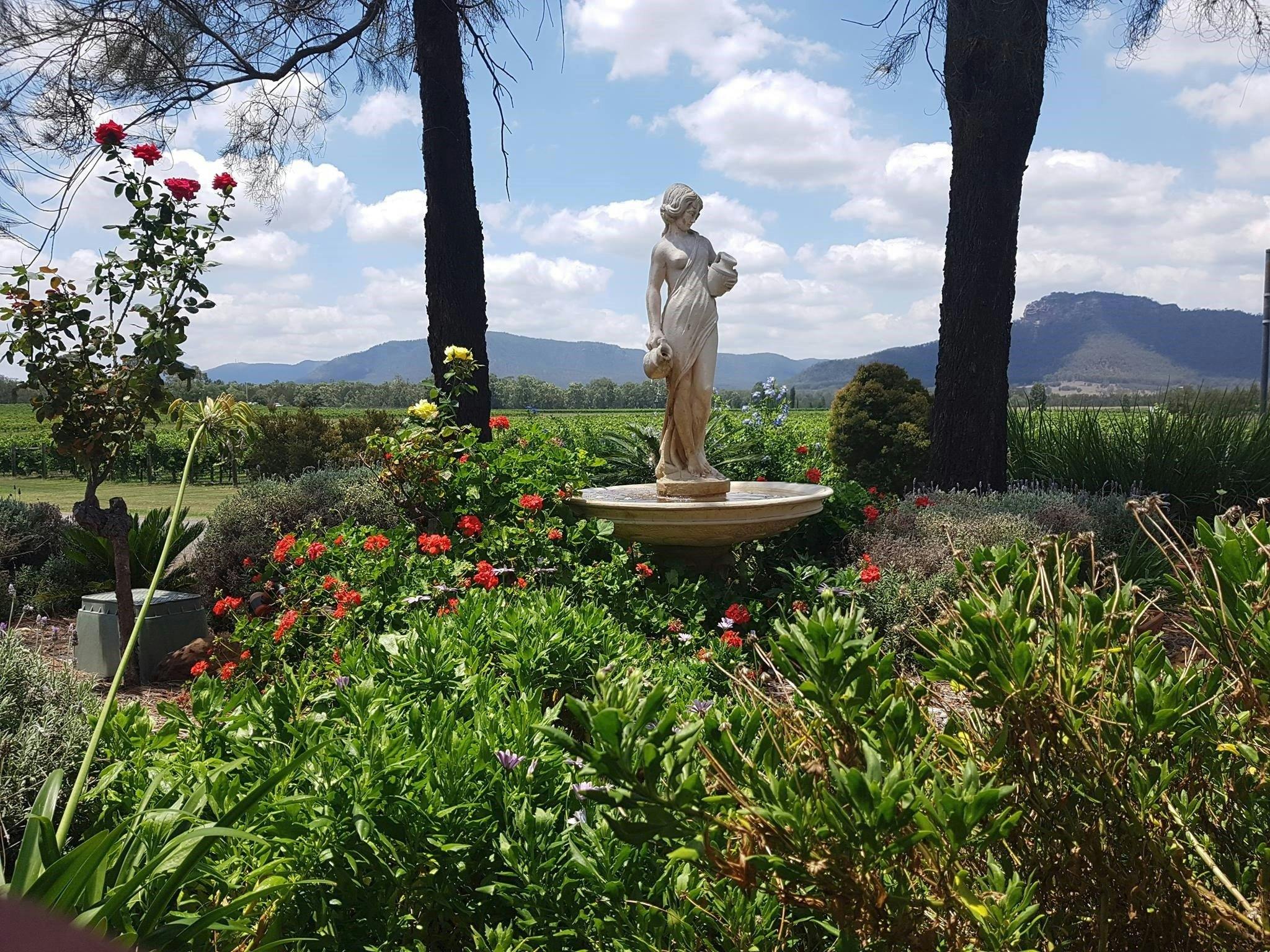 The beautiful grounds