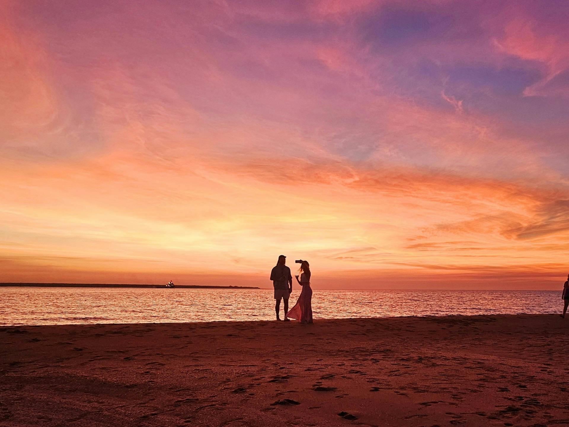 Sunset on Sandbar