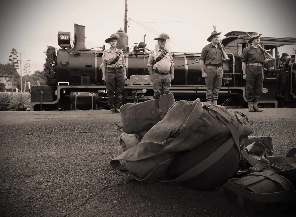 Anzac Day Troop Train