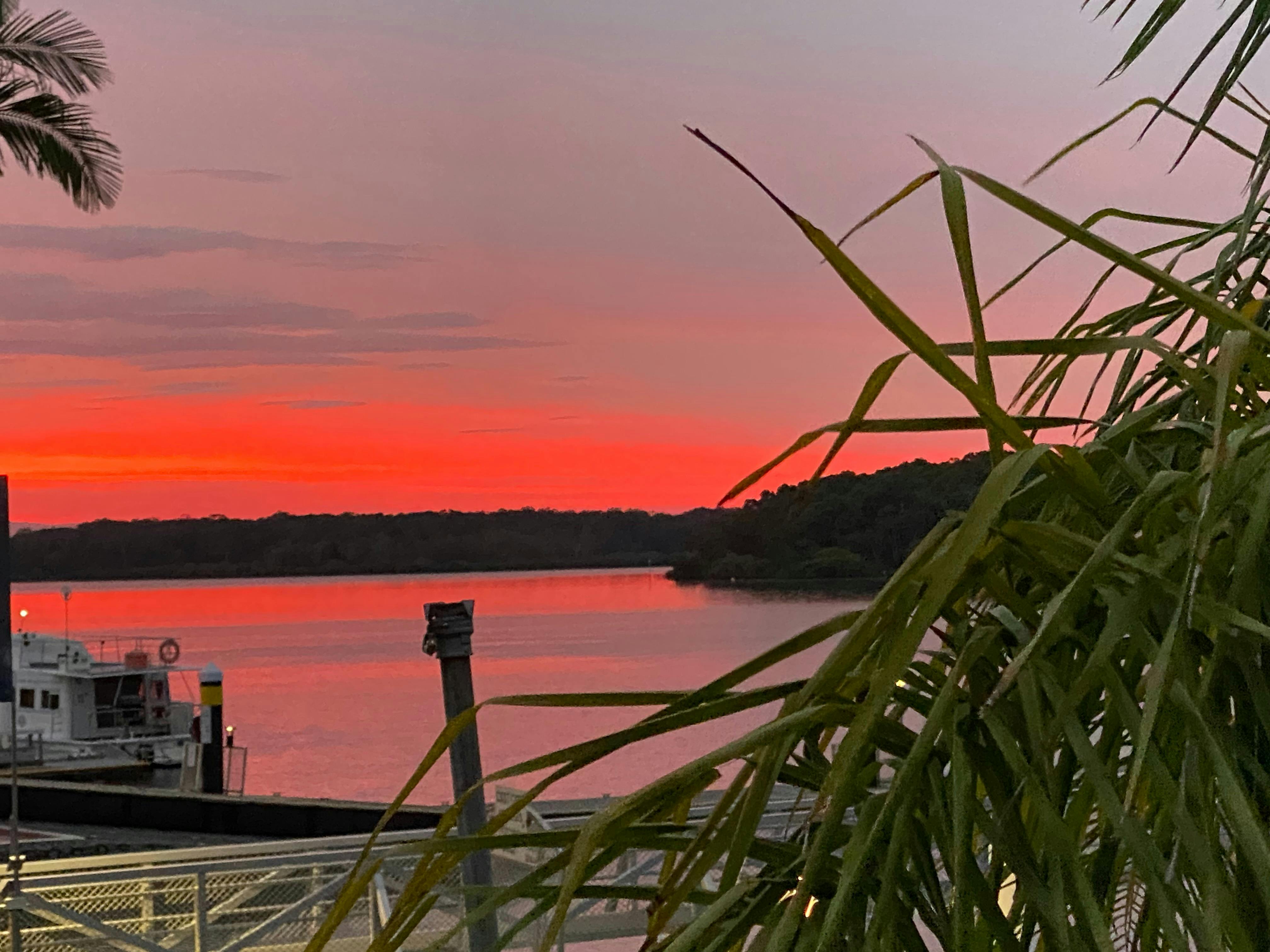 Sunsets on the water