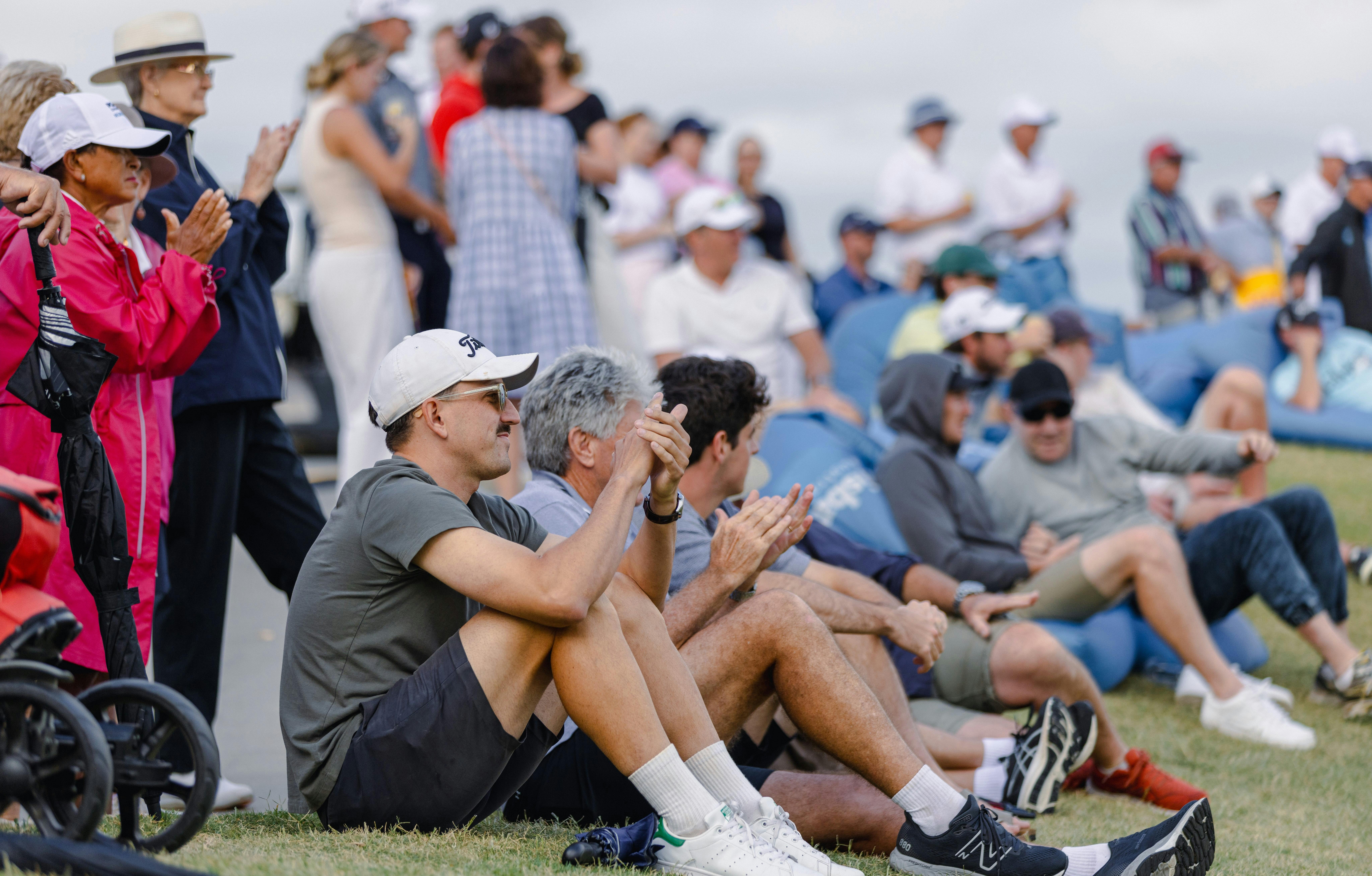 18th Green Crowd