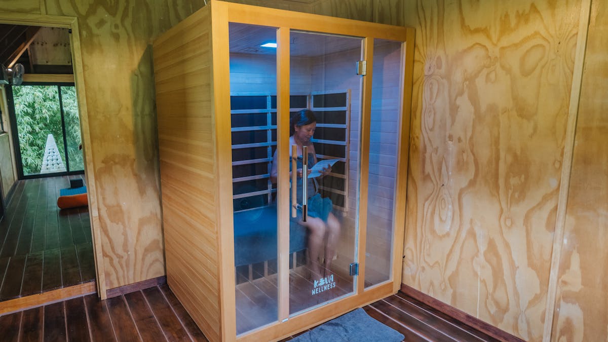 Sauna is available upon request, when booking, optional extras