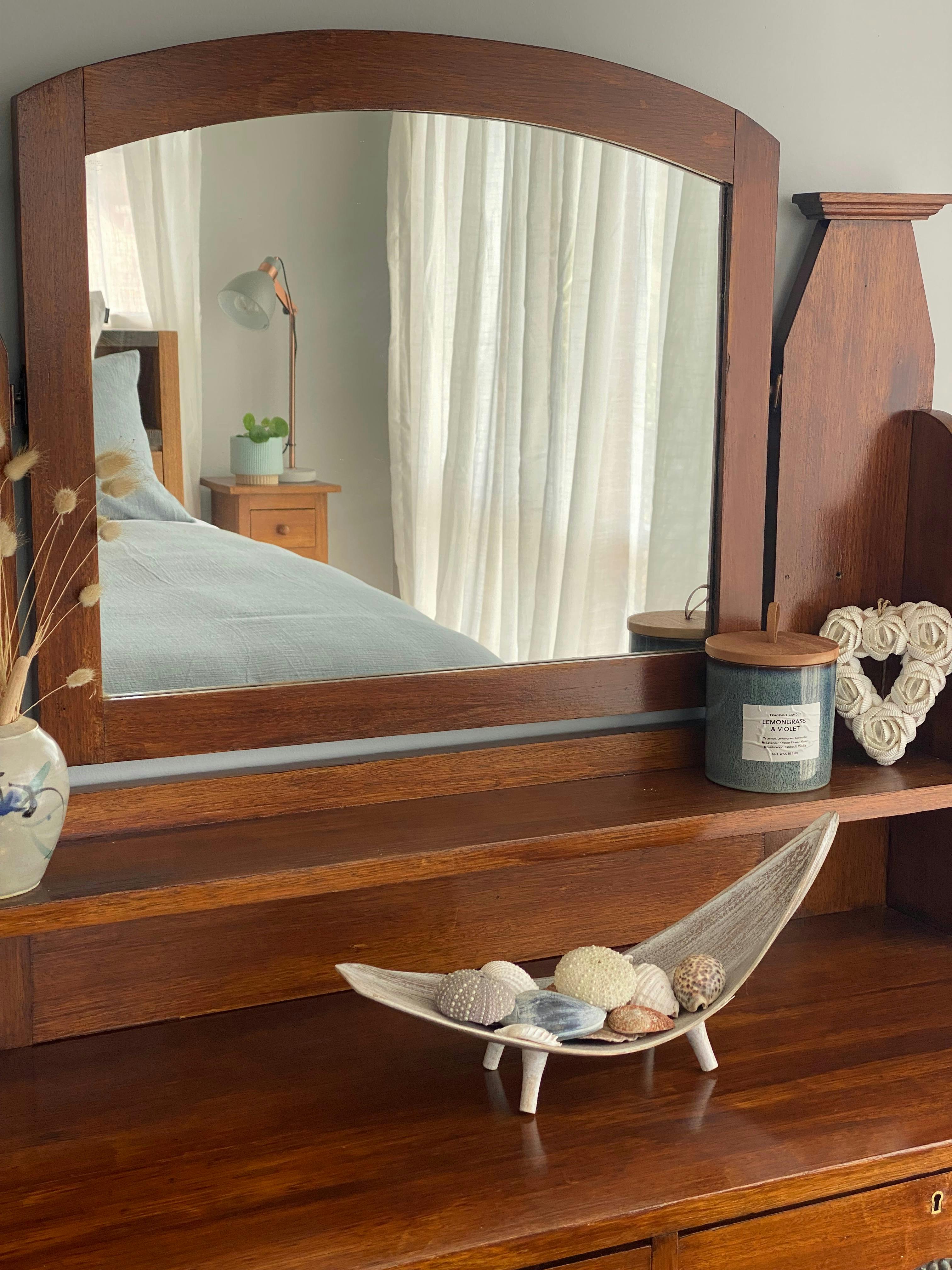 Authentic beach house vibe with eclectic furnishings