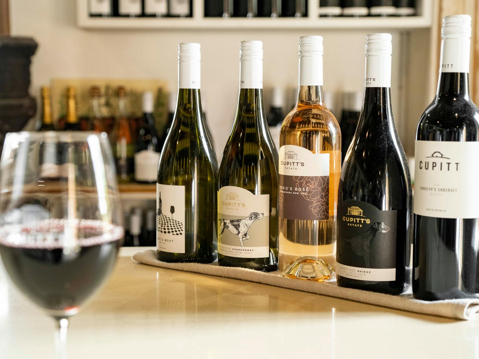 Wine in the cellar door