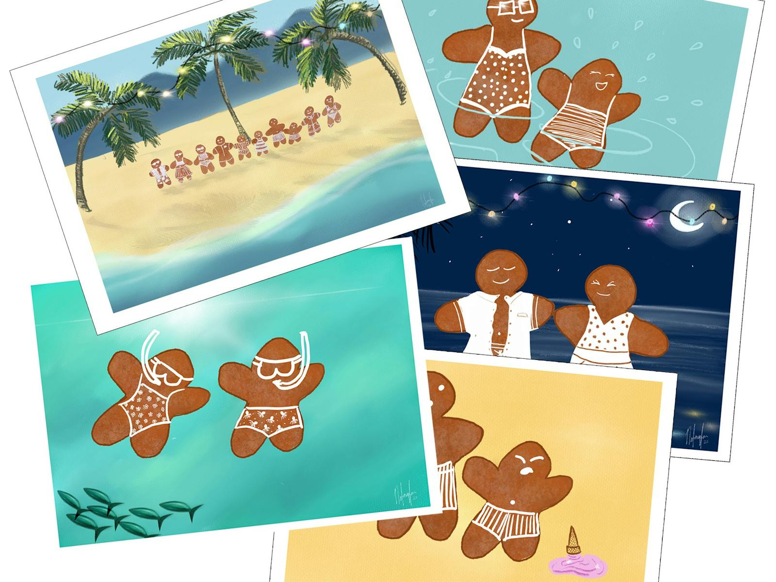 Greeting Cards Little Green Bicycle Art Studio & Shop Palm Cove