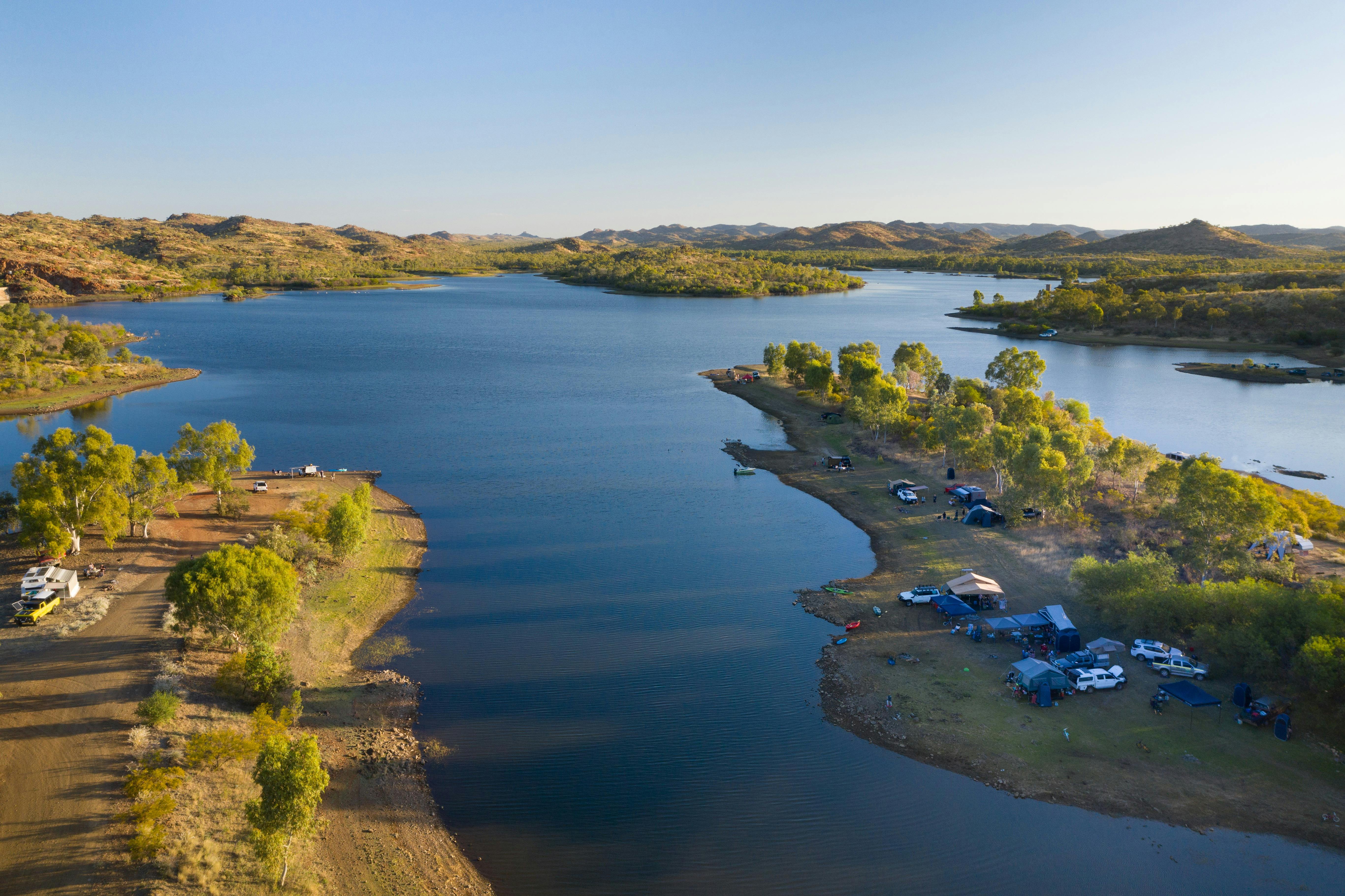 Camping at Corella Dam