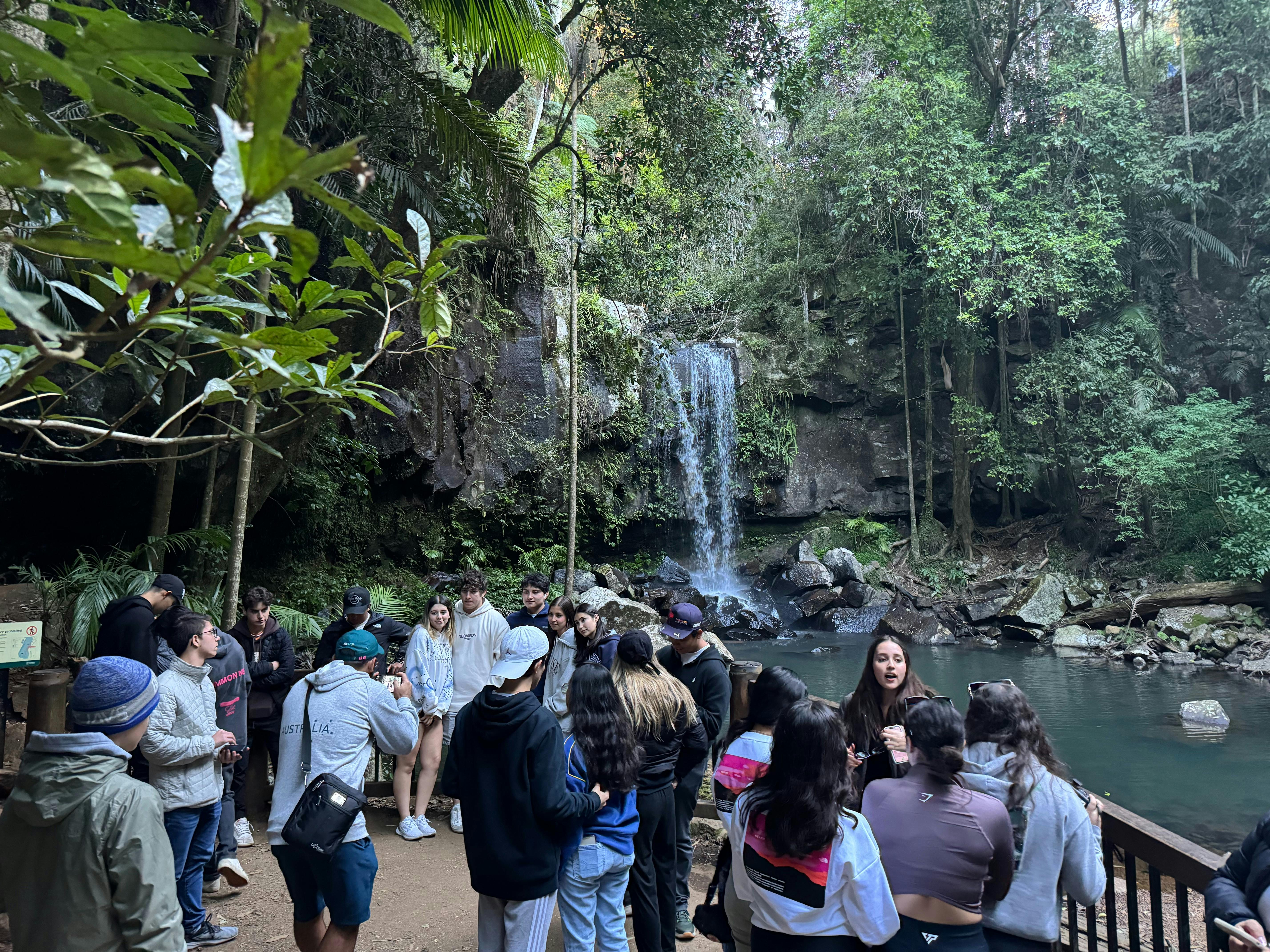Paradise Tours group at Twin Falls