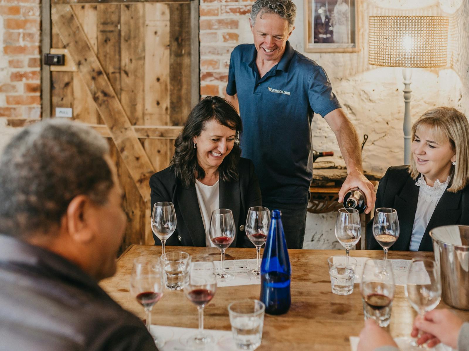 Guided wine tasting in our historic cellar door