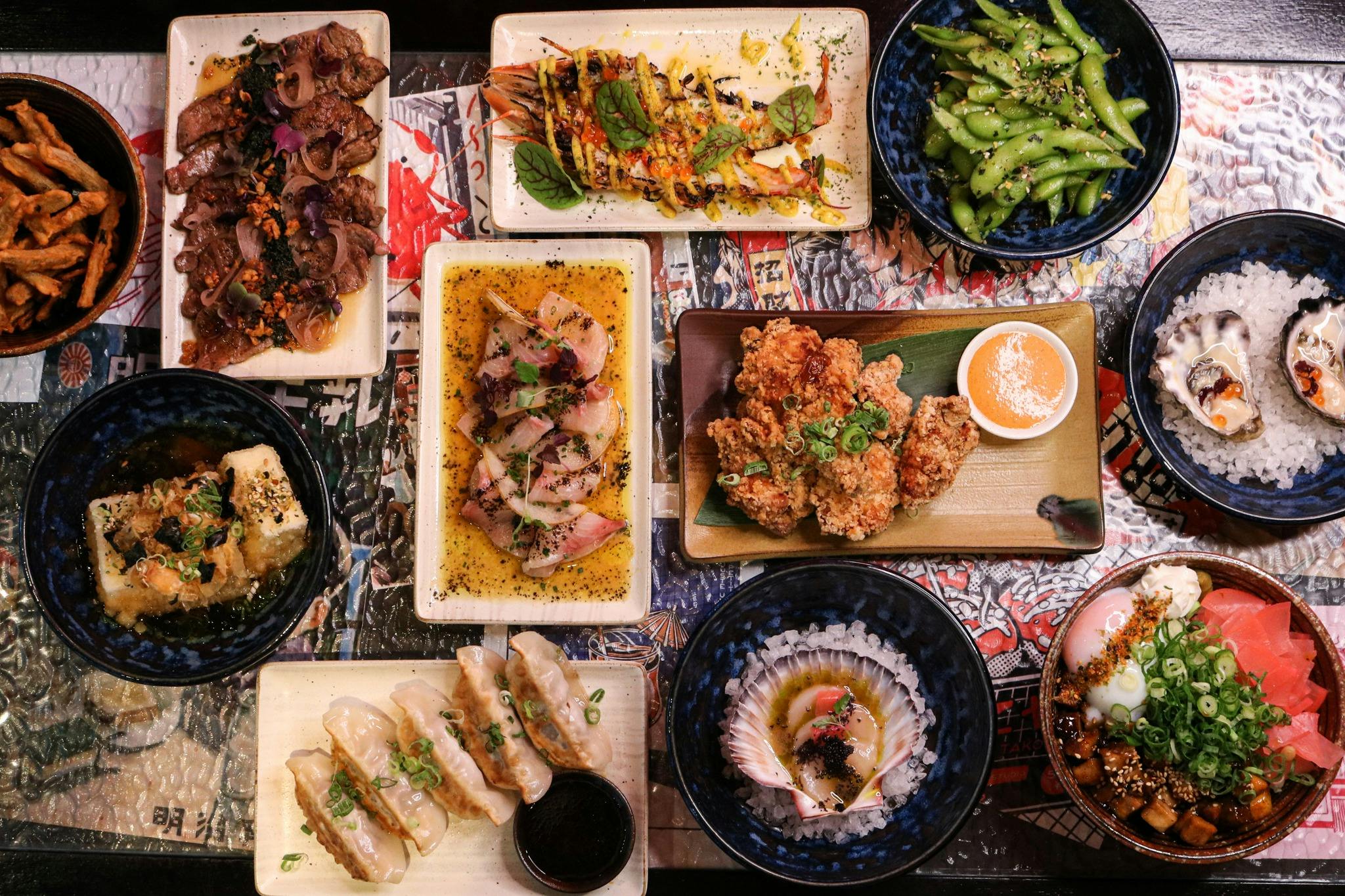 Collection of some of our starter dishes