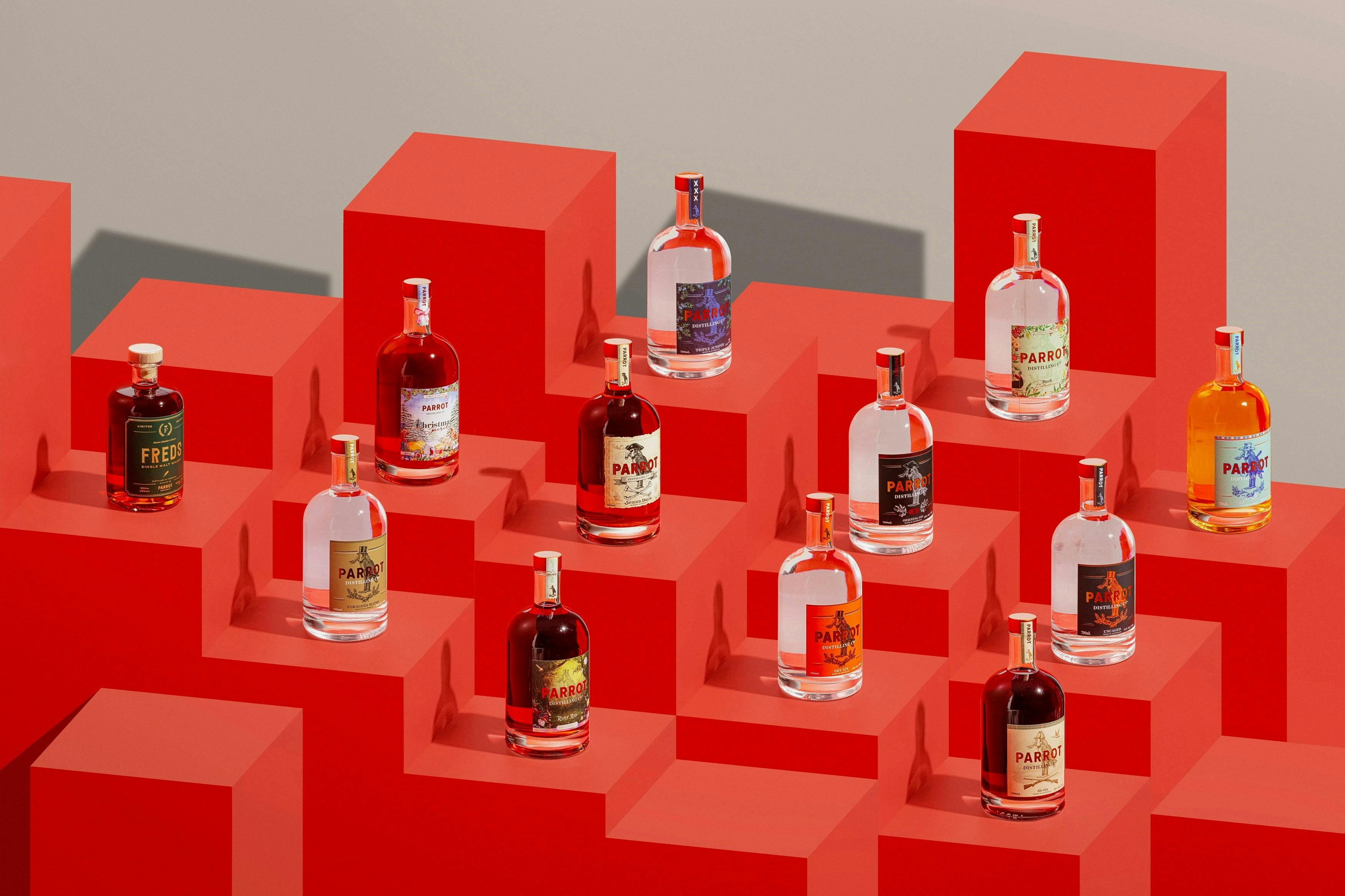 Parrot Distilling Co Gin