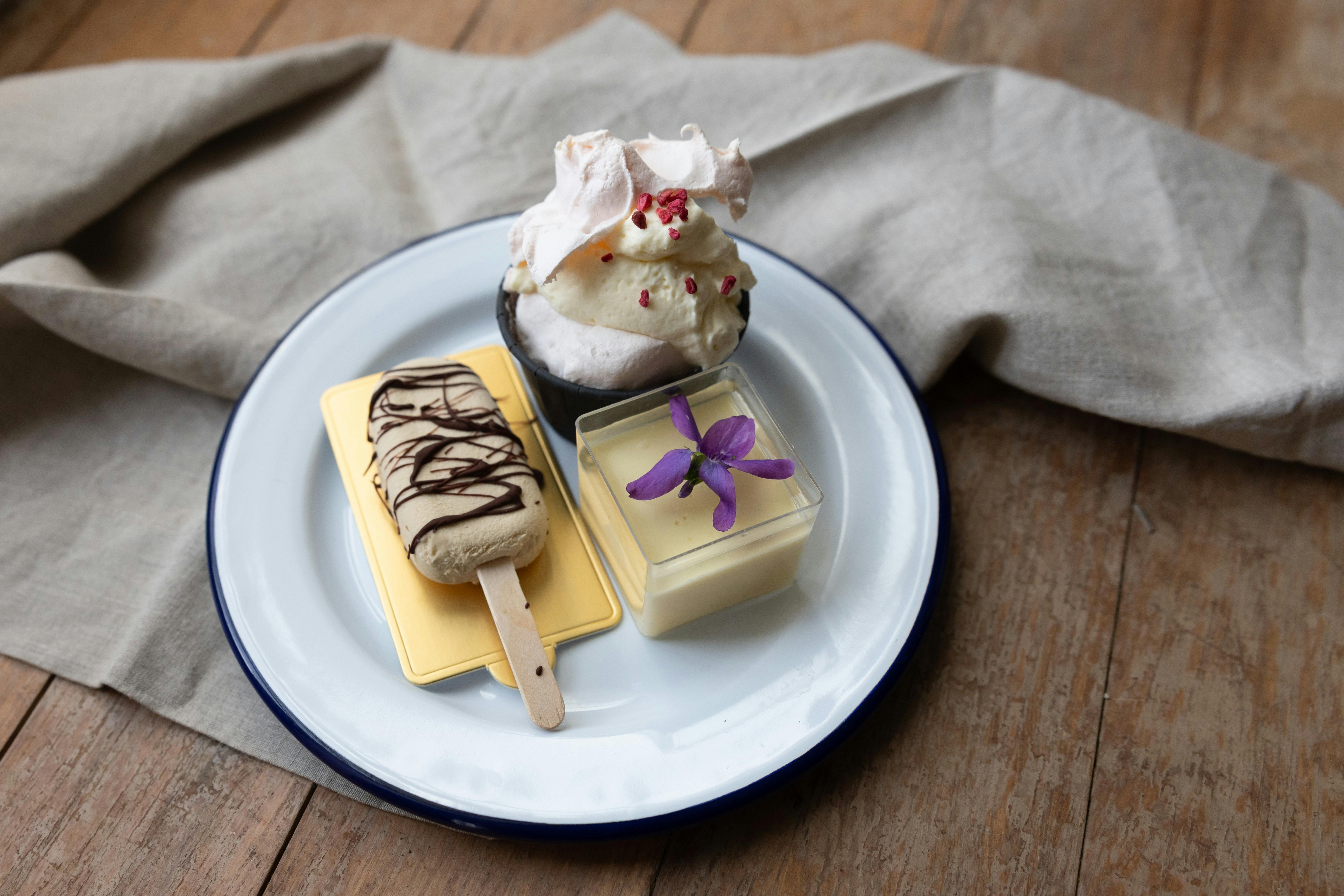 Gourmet trio of desserts