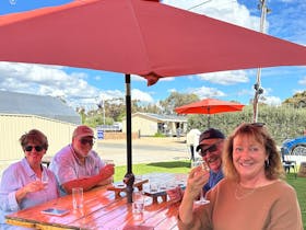 Only a few steps away from the Laura Caravan Park