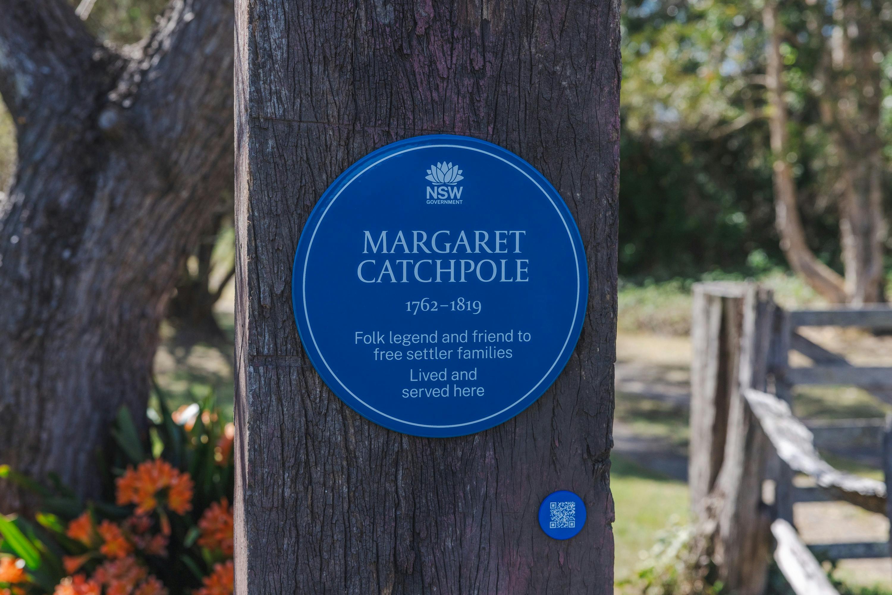 Margaret Catchpole Blue Plaque