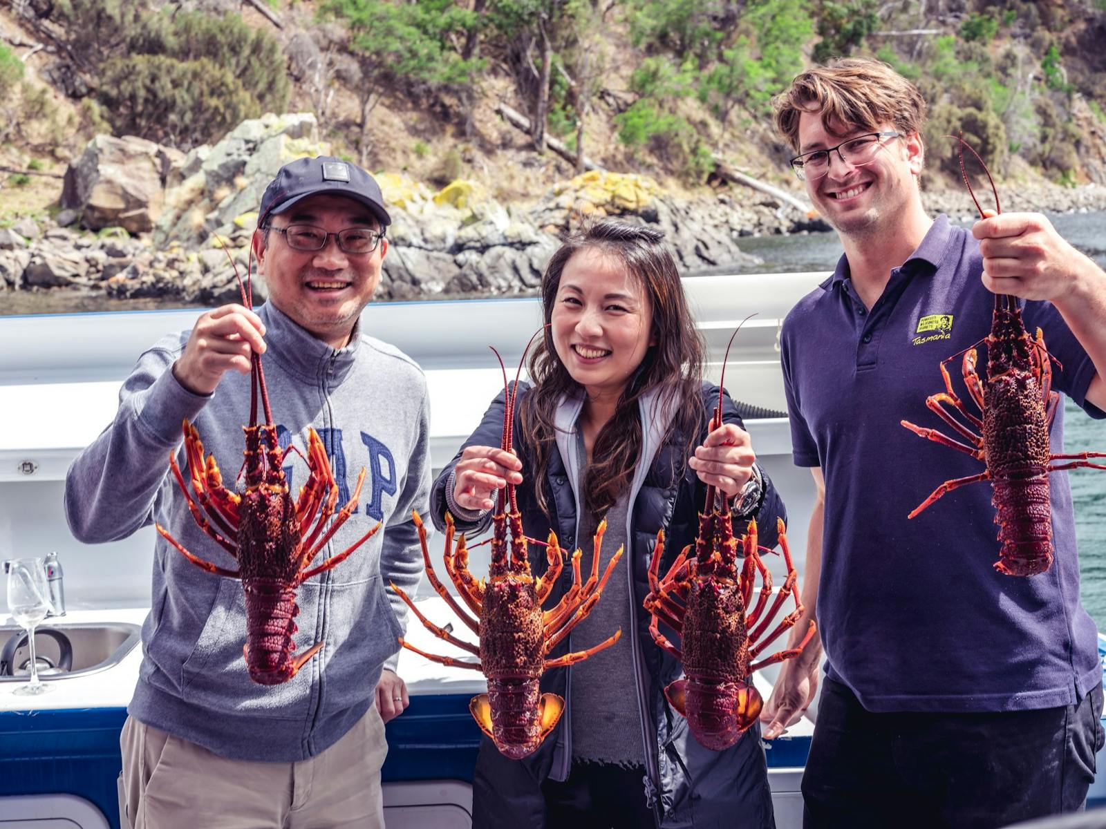 Rock lobster on Tasmanian Seafood Seduction
