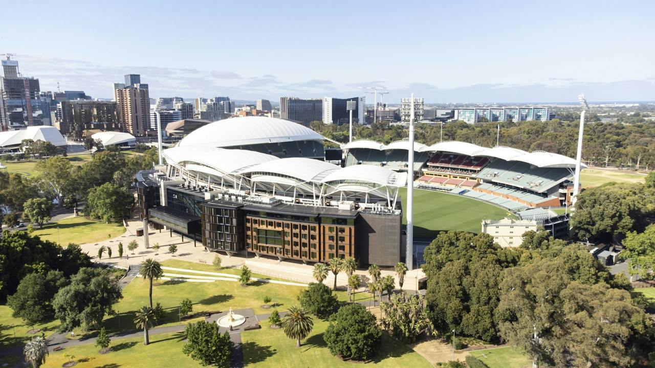 Adelaide Oval in the heart of the Adelaide CBD
