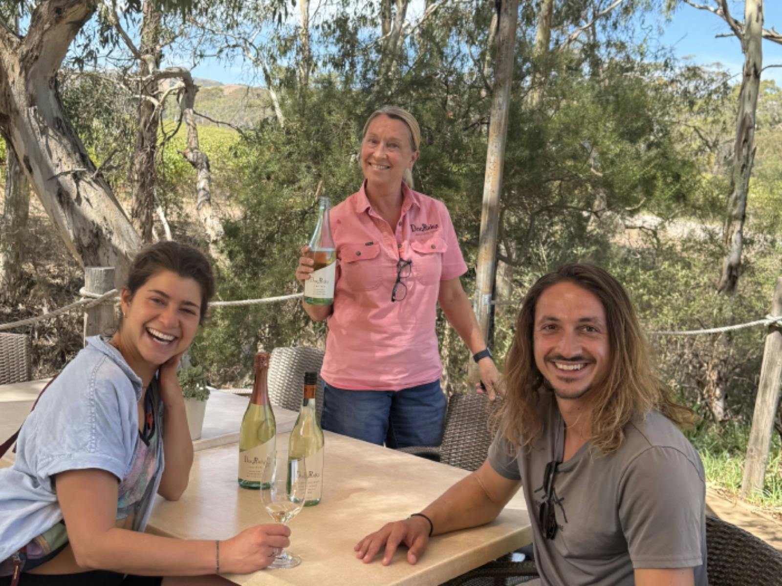 wine tasting at Dogridge