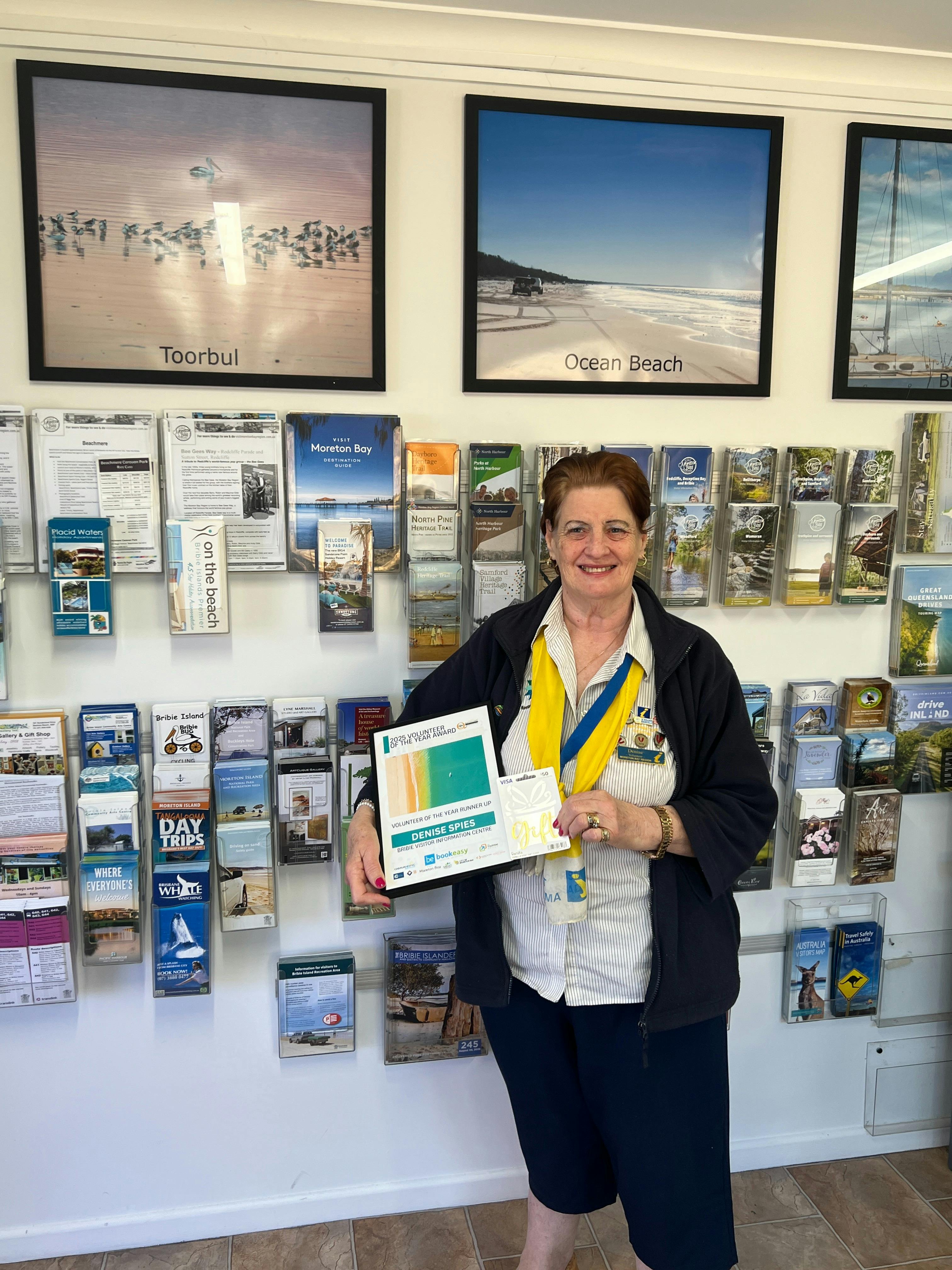 Volunteers serve with a smile