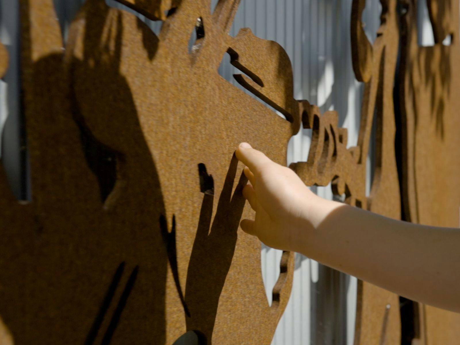 Close up of silhouette