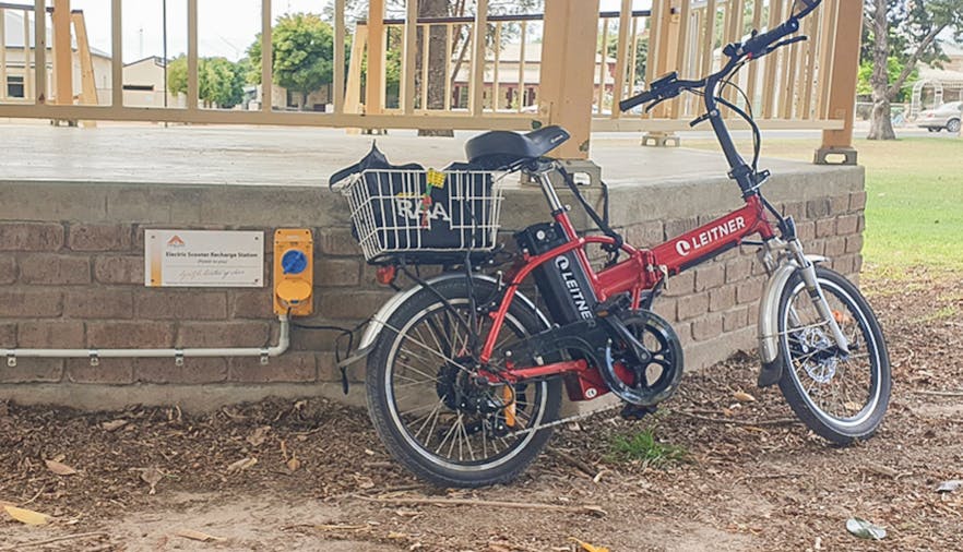 Electric Mobility Scooter Gopher Charging Station Moonta