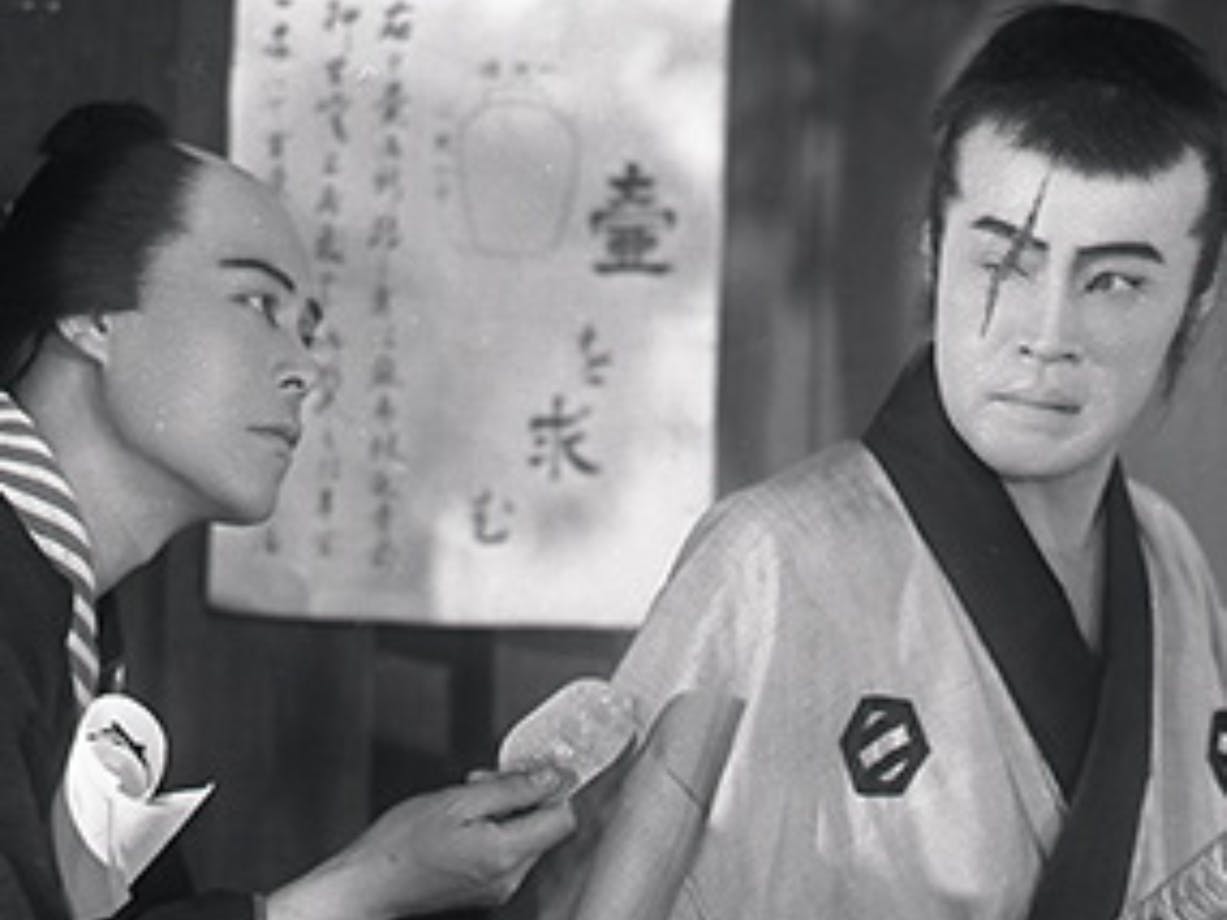 Still from film Tange Sazen and the Pot Worth A Million Ryō (丹下左膳余話　百万両の壺)