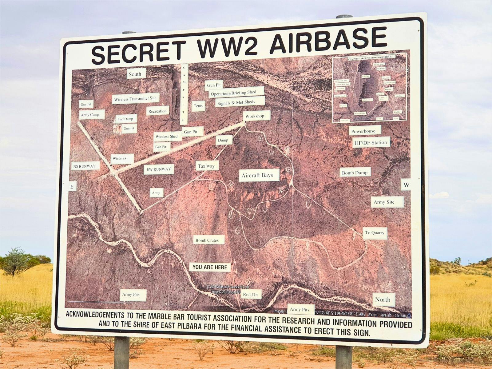 Corunna Downs WW2 Secret Airbase