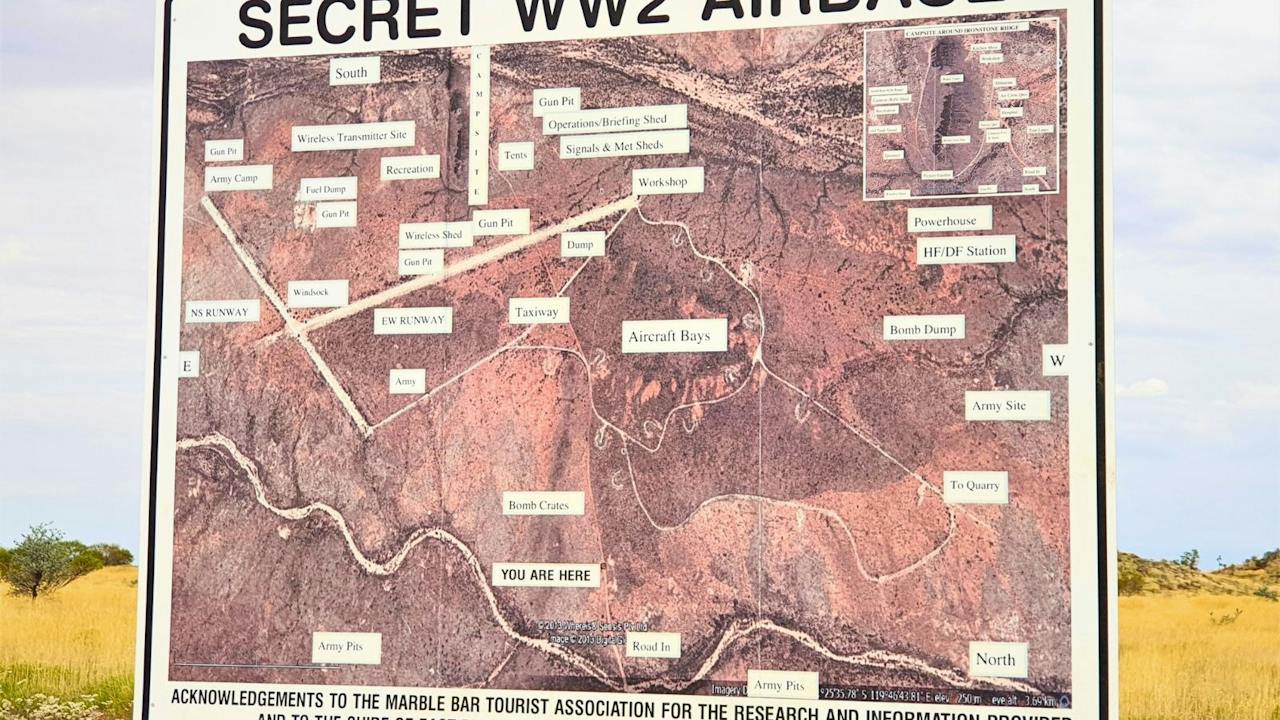 Corunna Downs WW2 Secret Airbase