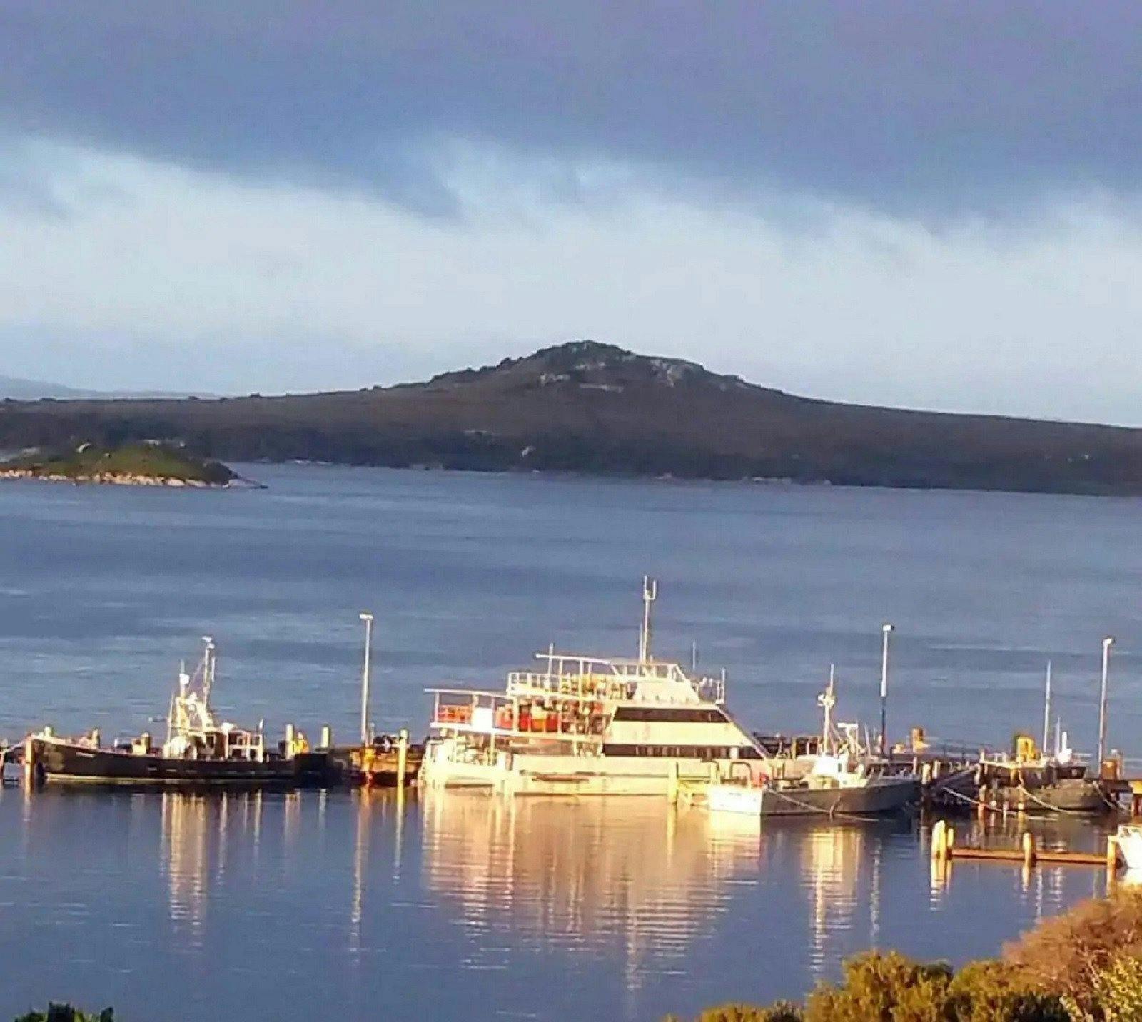 View to Lady Barron Port