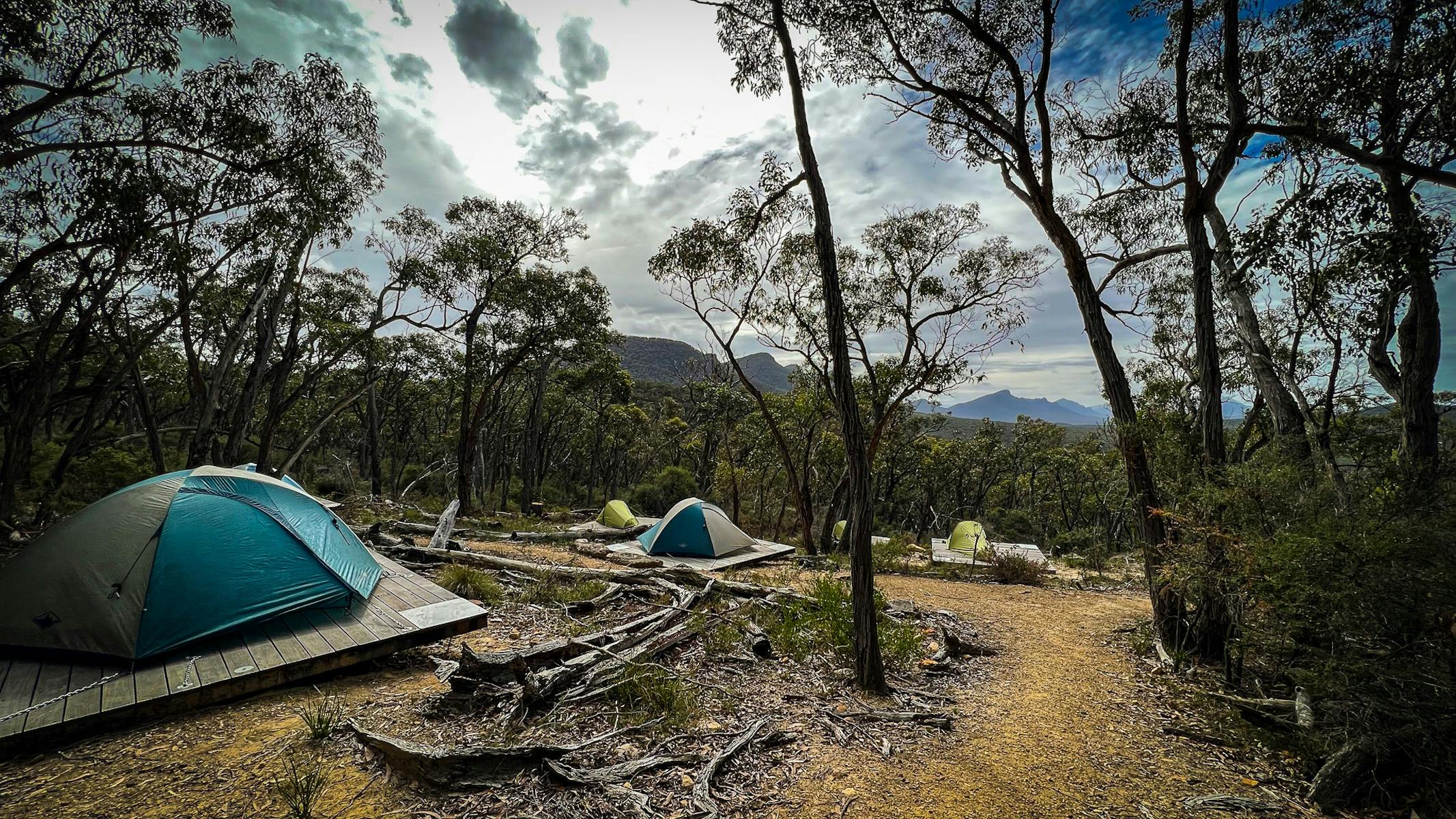 Tented camp at Djardji Djawara hiker camp