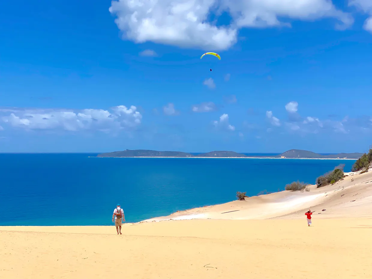 Rainbow Beach Tour with Lunch, Carlo Sandblow, Cooloola, Great Sandy National Park and Brewery Farm