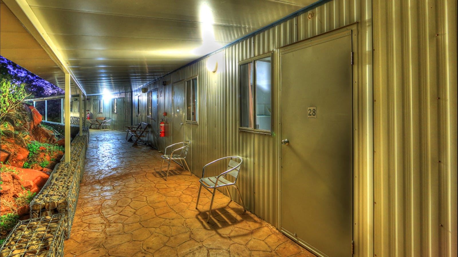 External motel style Rouseabout Room