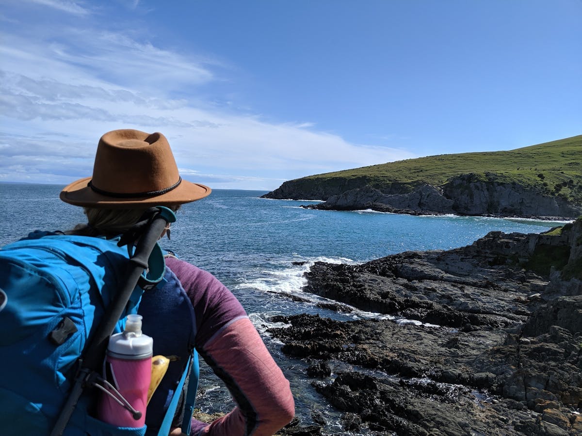 Overlooking Blowhole Beach on the Southern Ocean Walk