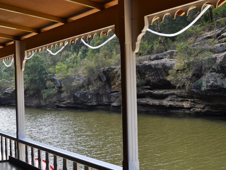 Viewing decks aplenty onboard the Nepean Belle