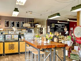 A picture of the inside of the Limestone Coast Pantry showing the cafe and counters