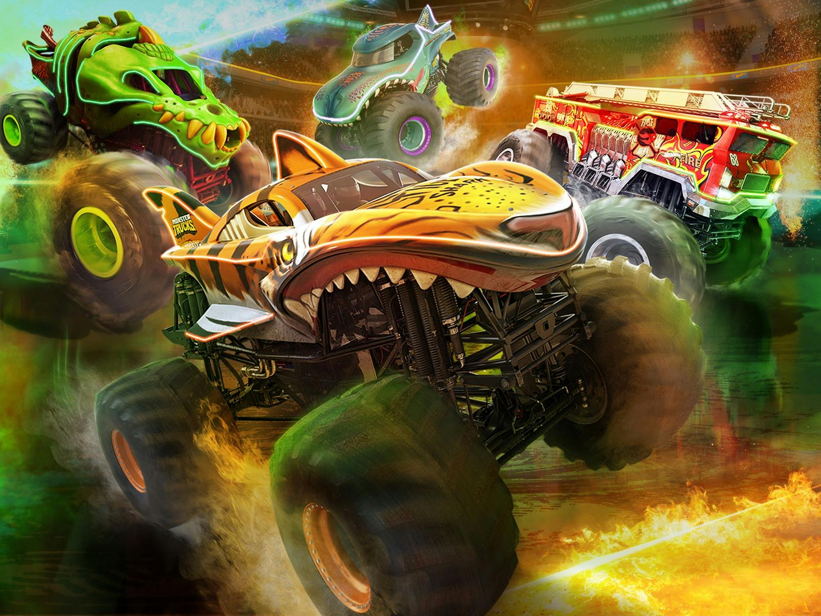 Hot Wheels Monster Trucks Live | Glow -N-Fire