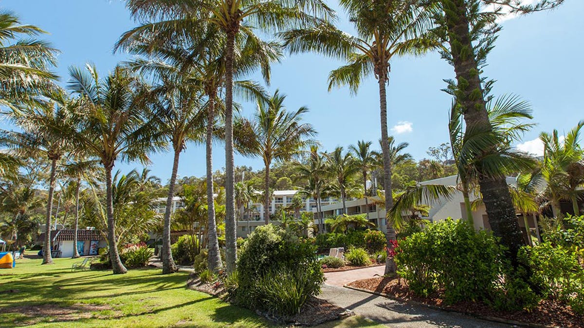 Tangalooma gardens