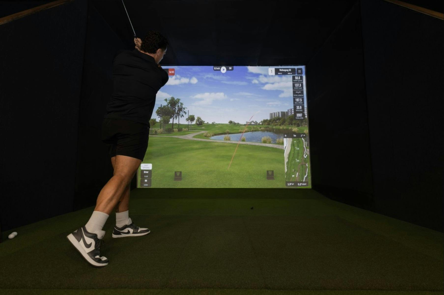 Example of golfing experience