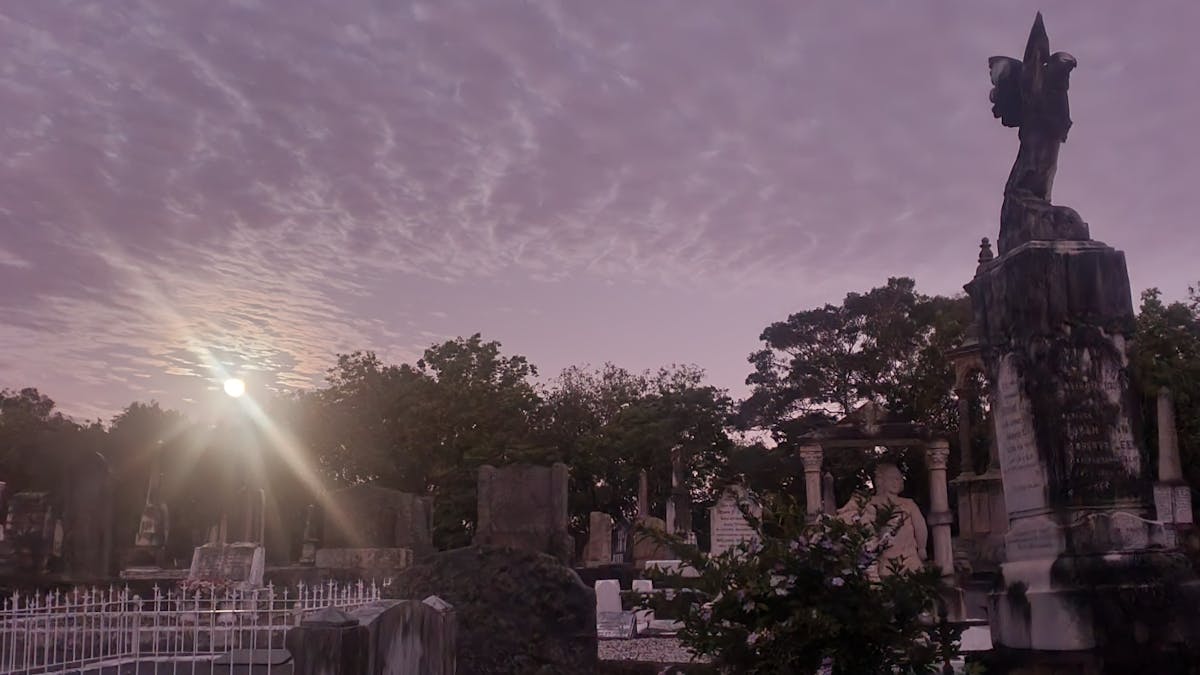 Nundah cemetery grounds