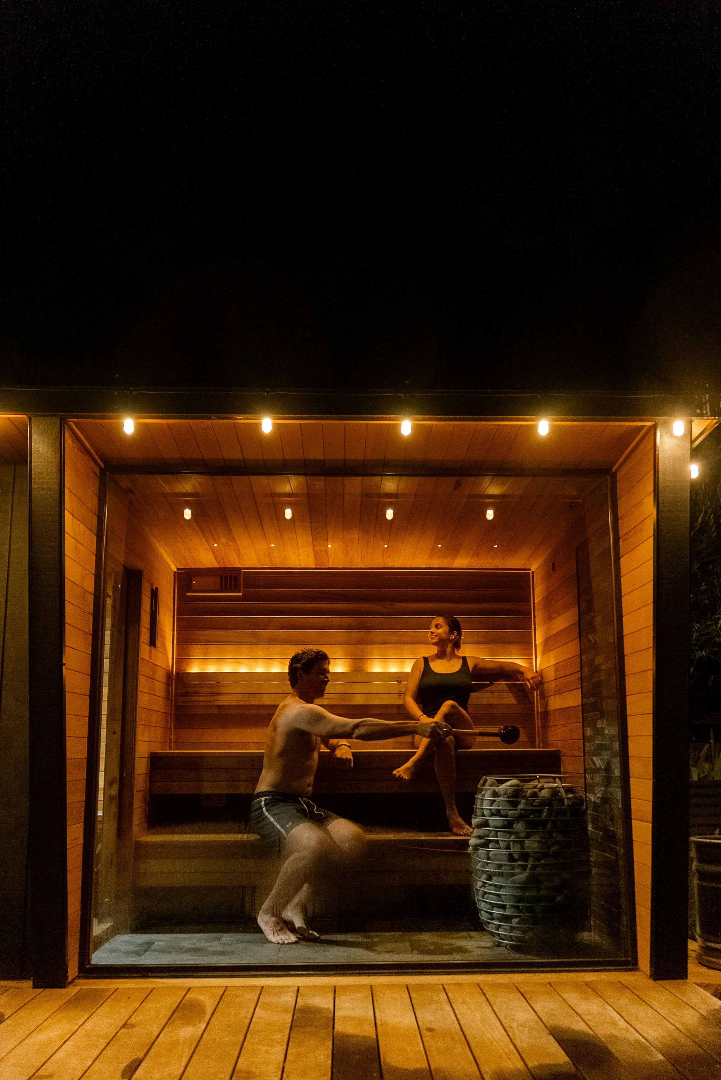 Sauna session