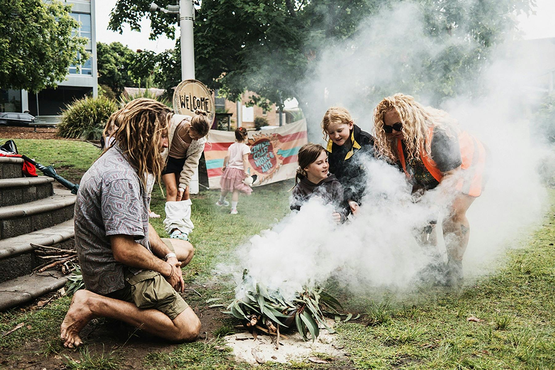 Welcome to Country with Girri Girra at Gossy Weekender