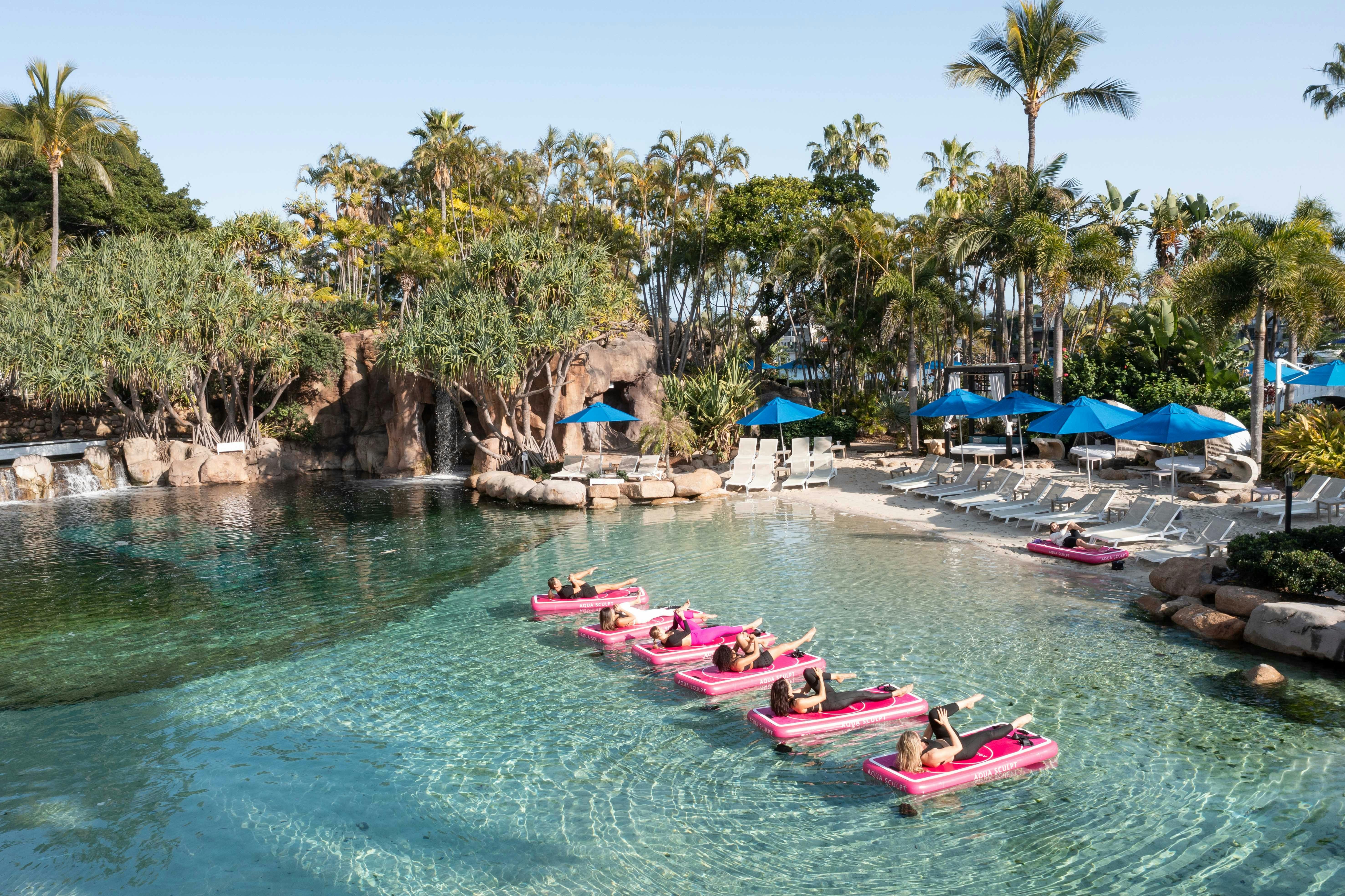 Aqua Sculpt Floating Pilates at JW Marriott Gold Coast
