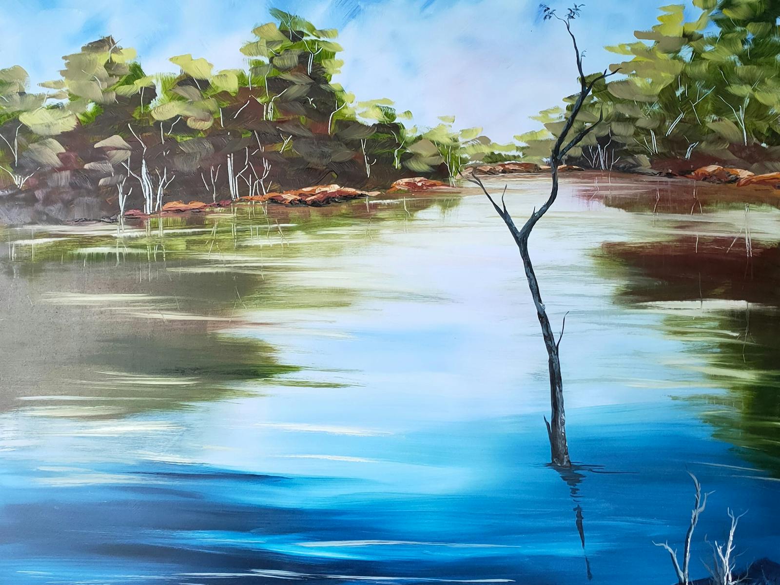 Oil on board