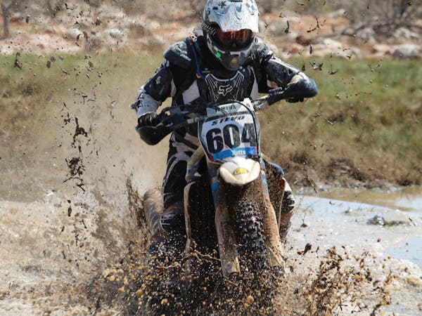 #604 hits the Mud