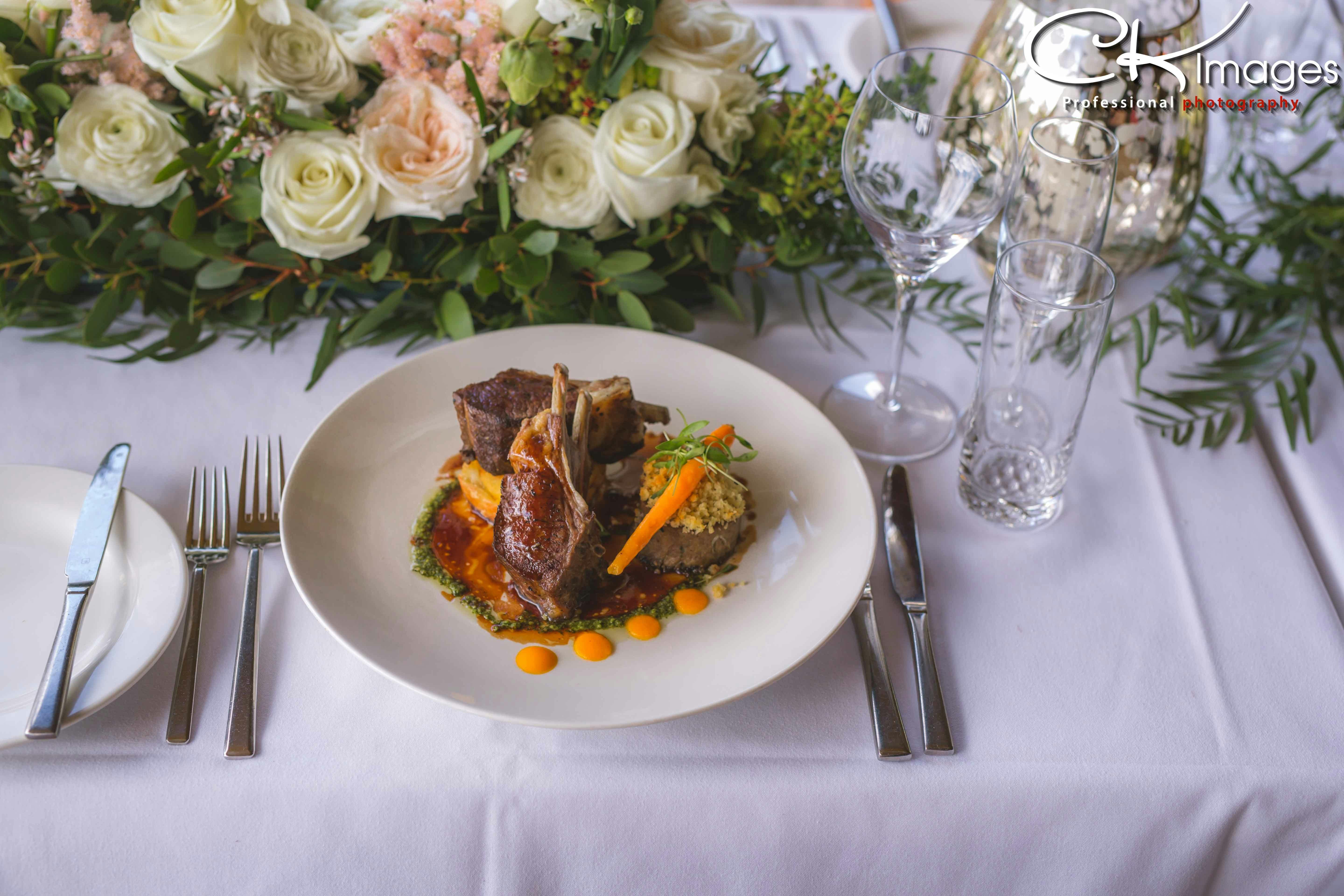 One of chef's  created dishes for a wedding at Sittella