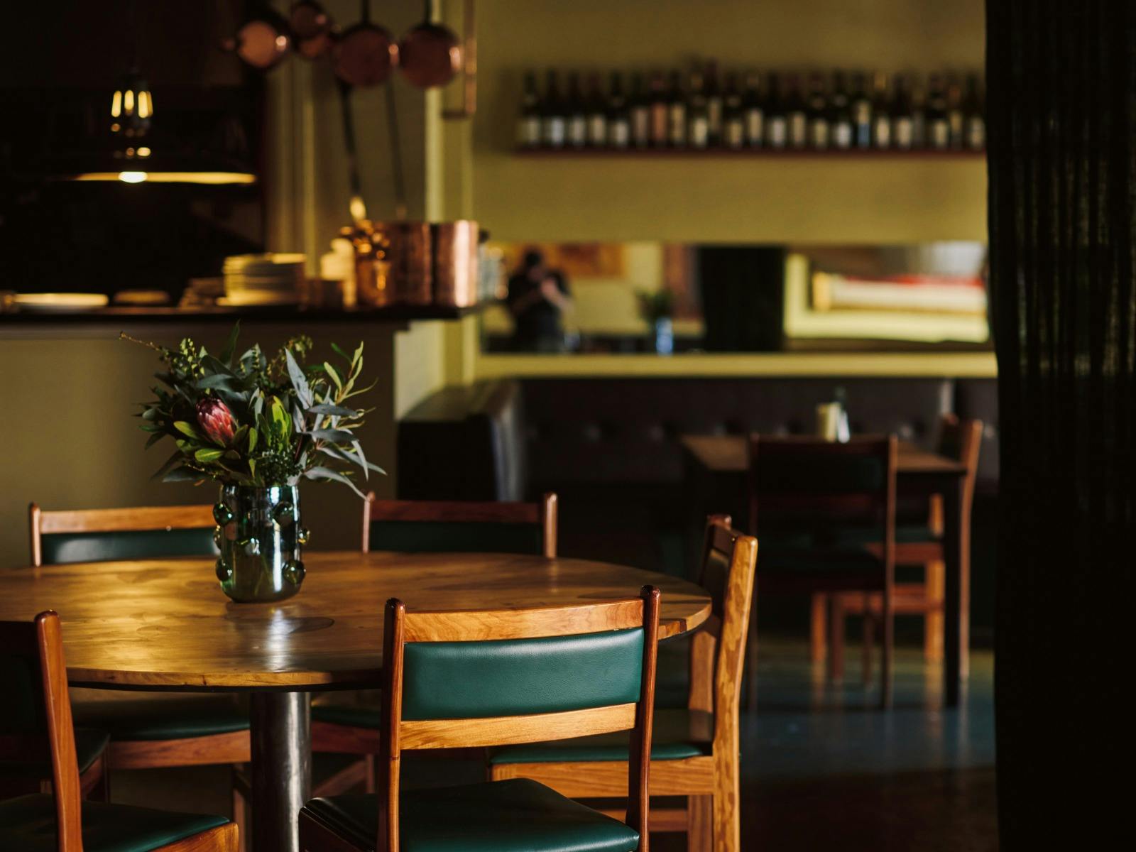 An image of the dining room at Fico Restaurant