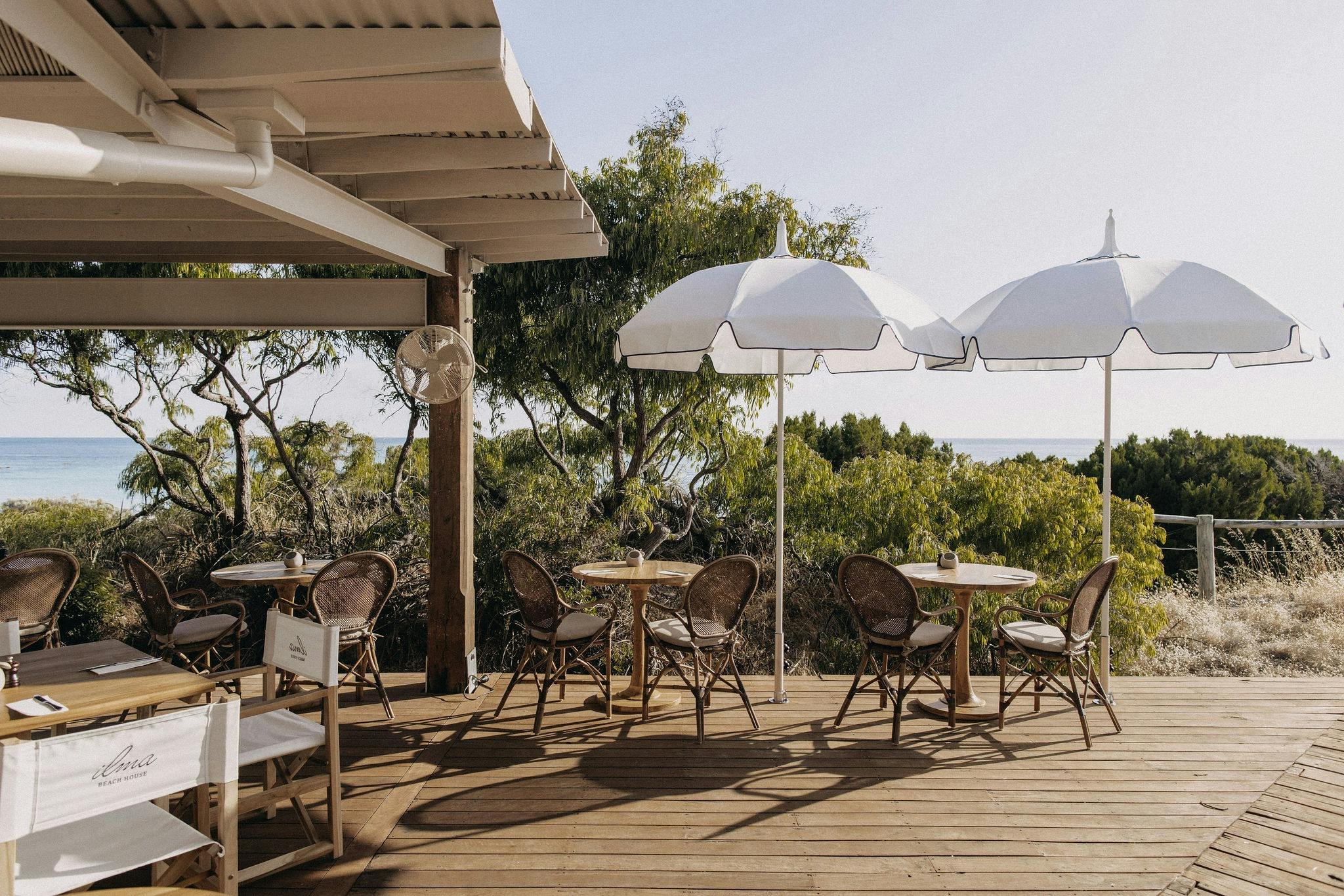 Overlooking the ocean