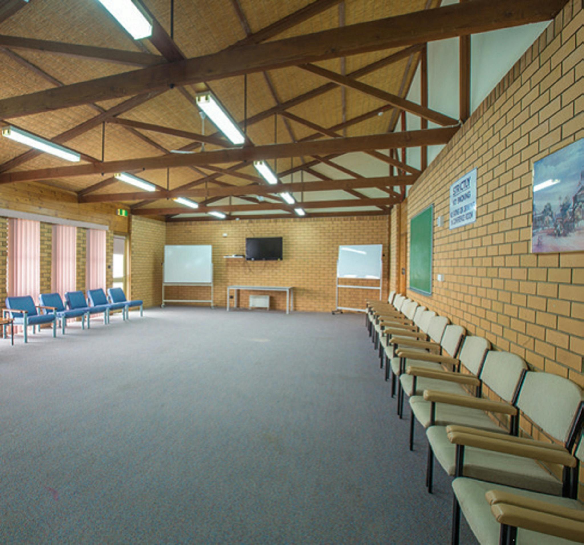 Separate Conference/Utility Room used for church services, workshops, meetings, lounge, conferences