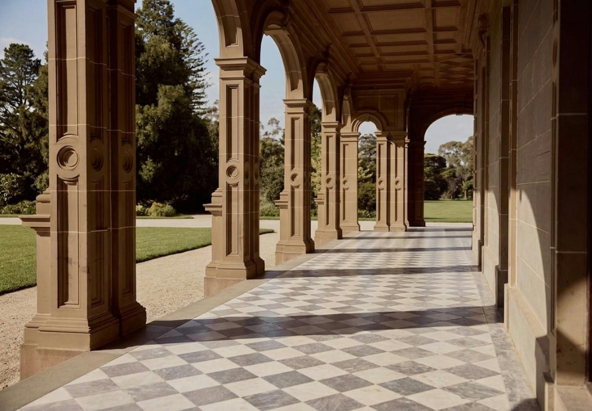 Werribee Mansion Arches Lancemore