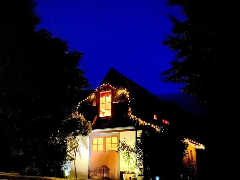 Poet's Ode at night
