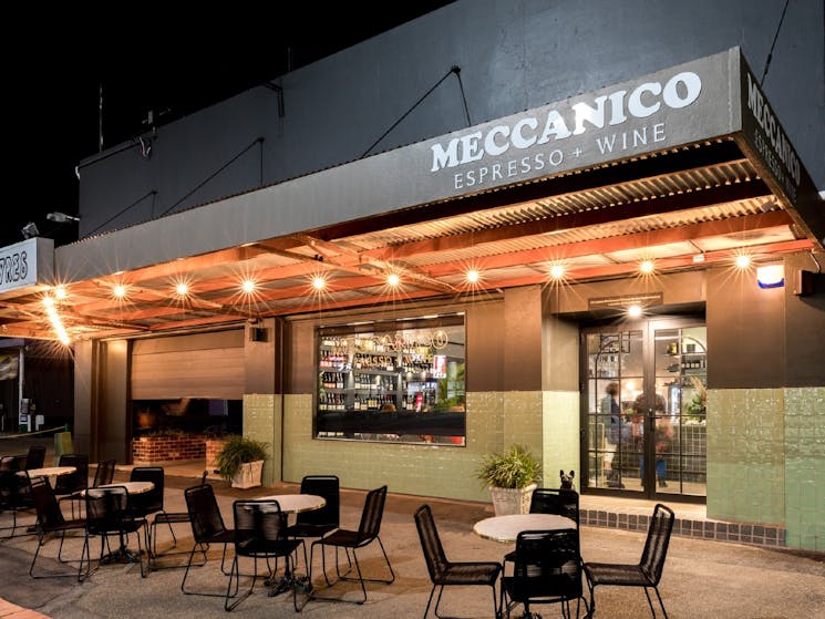 The front of Meccanico